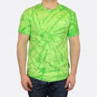 Alien T-Shirt - green tie-dye - OFFER