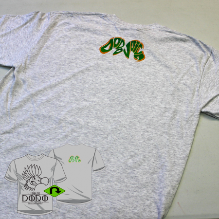 House Dodo T-Shirt - marble grey