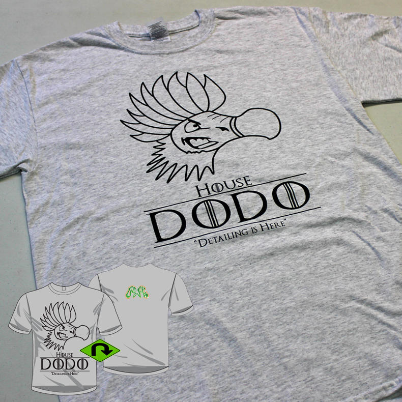 House Dodo T-Shirt - marble grey