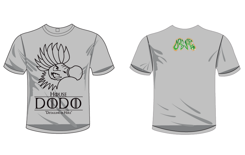 House Dodo T-Shirt - marble grey