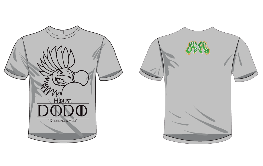 House Dodo T-Shirt - marble grey