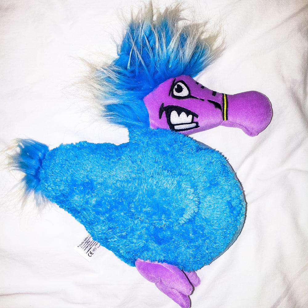 Mr Skittles Stuffed Dodo - fluffy mascot and cuddly icon